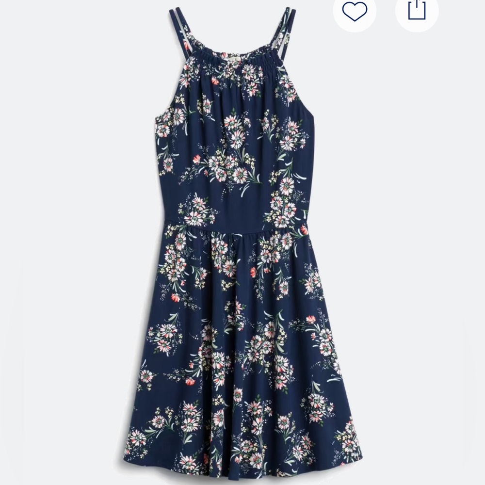 Brand New Navy Floral Stitch Fix Dress - Size SP